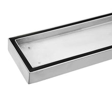 JIBOO 6 Sizes Shower Grate Tile Insert Rectangle Stainless Steel Watermark