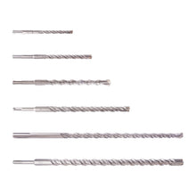 TOLSEN SDS-Plus Hammer Drill Bits X-Tip Chrome Alloy Body Multiple Size