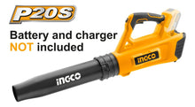 INGCO CABLI2002 Li-ion Cordless Blower 20V Skin