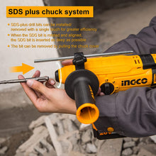 INGCO CRHLI2201 Li-Ion Cordless Rotary Hammer Drill 20V Skin 1350min