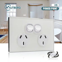 CLSOL Glass Panel Horizontal/Vertical Wall Switches & GPOs