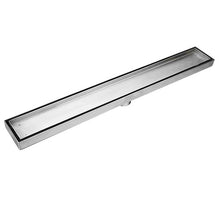 JIBOO 6 Sizes Shower Grate Tile Insert Rectangle Stainless Steel Watermark