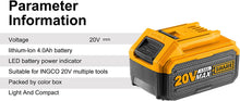 INGCO FBLI2002 Li-Ion 4.0Ah Battery Pack 20V
