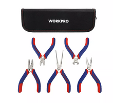 WORKPRO W001305 Mini Pliers Set 5Pcs