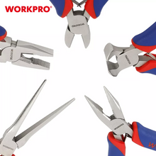 WORKPRO W001305 Mini Pliers Set 5Pcs