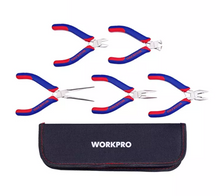 WORKPRO W001305 Mini Pliers Set 5Pcs