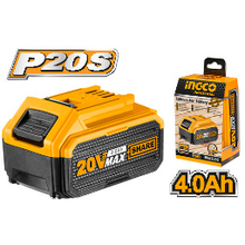 Ingco 20V 4.0Ah Battery 2 Pack and Charger Combo Kit