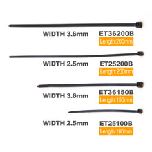 Cable Tie Nylon White or Black Color