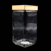 MUTBERG Square Glass Canister, Multiple Sizes