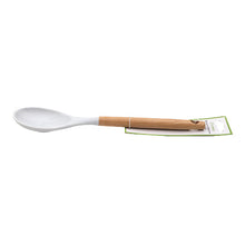 MUTBERG Spoon FDA Silicone with Rubber Wood Handle 34.5x7x1.8cm