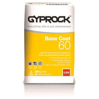 GYPROCK Csr Base Coat 60 Bag 20KG Pickup or Extra Postage Charge