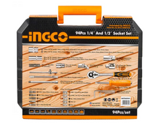 INGCO HKTS42941 94 Pcs 1/4"&1/2" Socket Set