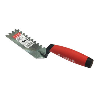 Goldblatt G02052/G02762 Notched Margin Trowel Soft Grip Handle SQ