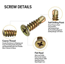 Akord Metal Screw Flat Head Self Drill Gold Plated (#10x5/8")10-16x16 Box1000