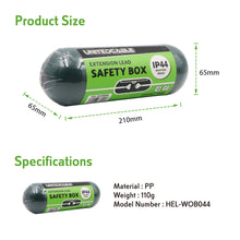 UNITED CABLE Extension Cord Protect Box Waterproof Outlet Box Green