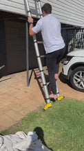 GOKULAD Telescopic Ladder Soft Close Aluminium 9 Steps 2.6M/ 13 Steps 3.8M