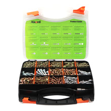 Akord Screws Assortment Kit 10 Types Popular Screws Set in 30 Size 1500pcs