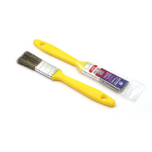 CIC Paint Brush Brown Bristle Yellow Plastic Handle 25mm 50mm 63mm 75mm 100mm