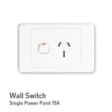 IGOTO AS335 Flat Wall Switch Single Power Point 15A