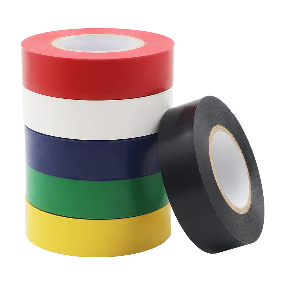 CLSOL PVC Electrical Insulation Tape 3/4IN x 66FT (18mm x 20M) Multipl ...