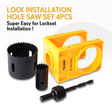 TOLSEN TS75863 Lock Installation Hole Saw Set 4PCS