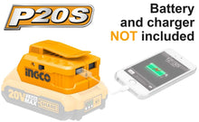 INGCO CUCLI2001 Li-Ion Cordless USB-A Charger 20V