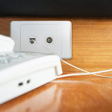 IGOTO AS322 Flat Wall TV Socket & Tel Socket
