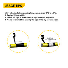 CLSOL PVC Electrical Insulation Tape 3/4IN x 66FT (18mm x 20M) Multiple Color