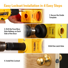 TOLSEN TS75863 Lock Installation Hole Saw Set 4PCS