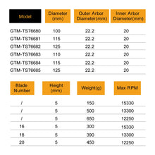 TOLSEN Single/Double Row Segmented Turbo Cup Grinding Wheel for Concrete