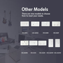 IGOTO AS315 Flat Wall Double Power Point 10A