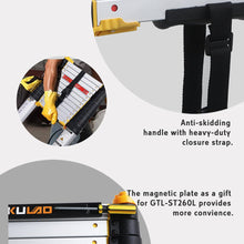GOKULAD Telescopic Ladder Soft Close Aluminium 9 Steps 2.6M/ 13 Steps 3.8M