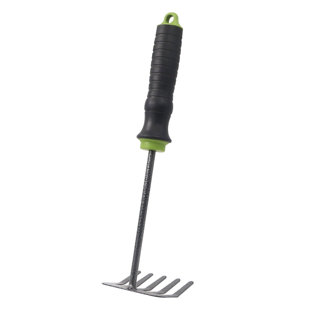 Hand Spring Tooth Rake AIFA AF0813T Garden Small Tool Hand Teeth Rake TPR Handle– Maxrite