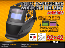 INGCO AHM008 Auto Darkening Welding Helmet Handyman
