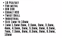 INGCO AKDB1195 Hss Twist Drill Bit Set 19Pcs