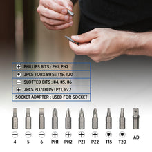 Akord Ratcheting Screwdriver Kit 12pcs & Multi-purpose Screws Assortment 1000pcs AKDK1012RS