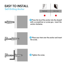 Akord Anchor Self Drilling & Toggle Assortment Kit 50pcs AKDK50A