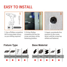 AKORD Screw Plasterboard Black Assortment Kit 80PCS