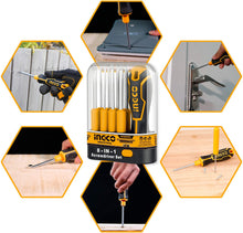 INGCO AKISD0901 Interchangeable Screwdriver Set 9 Pcs