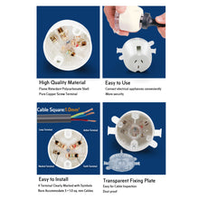 NADWAY BHP0004 Single Socket Plug Base 250V 10A