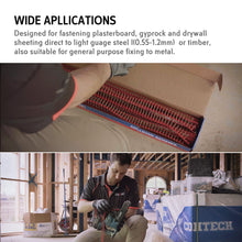 Akord Screw Collated BH Coarse/Fine Thread Needle Point Multiple Size