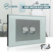 CLSOL Glass Panel Horizontal/Vertical Wall Switches & GPOs