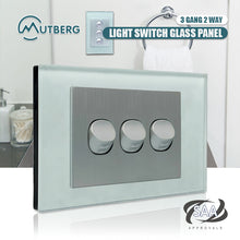 CLSOL Glass Panel Horizontal/Vertical Wall Switches & GPOs