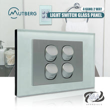 CLSOL Glass Panel Horizontal/Vertical Wall Switches & GPOs