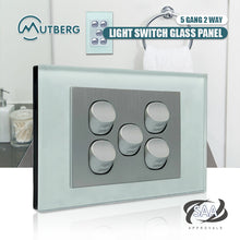 CLSOL Glass Panel Horizontal/Vertical Wall Switches & GPOs