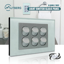 CLSOL Glass Panel Horizontal/Vertical Wall Switches & GPOs