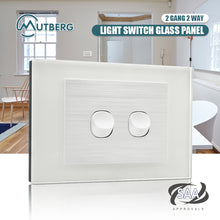 CLSOL Glass Panel Horizontal/Vertical Wall Switches & GPOs