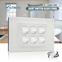 CLSOL Glass Panel Horizontal/Vertical Wall Switches & GPOs