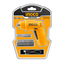 INGCO CSDLI0402 Li-ion Cordless S/driver 4V with Bits
