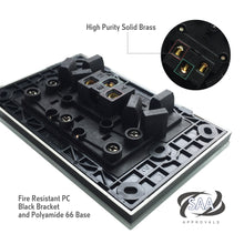 CLSOL Glass Panel Horizontal/Vertical Wall Switches & GPOs